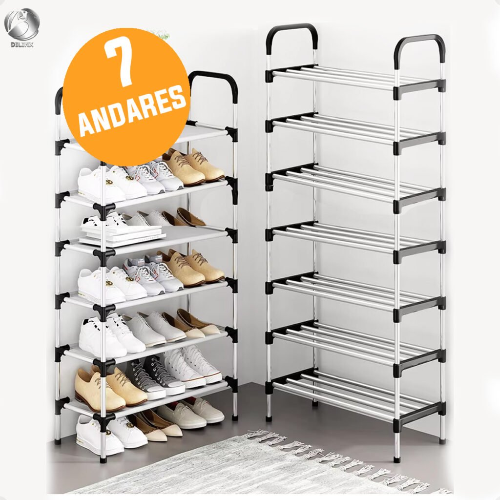 Sapateira Vertical 7 Andares Organizador De Calçados Sapatos