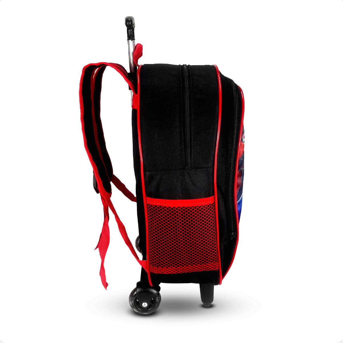 Mochila Rodinha homem aranha Infantil Menino Kit 3 Pçs - Imagem 7