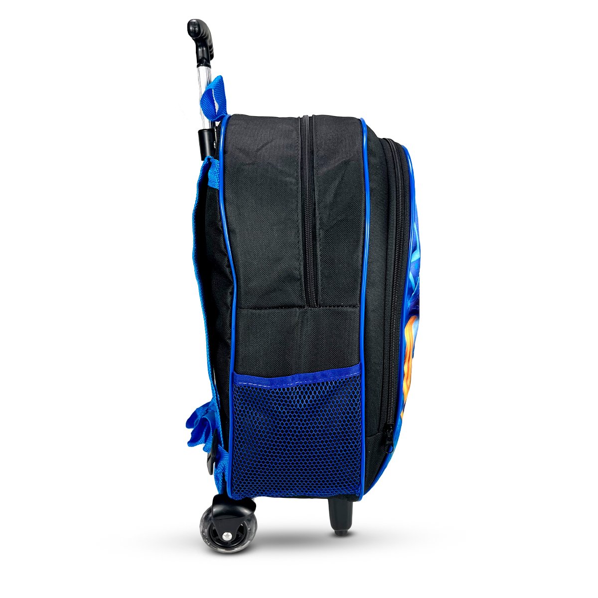 Mochila Sonic Rodinha Infantil Menino Kit 3 Pçs Voltas Aulas - Imagem 5