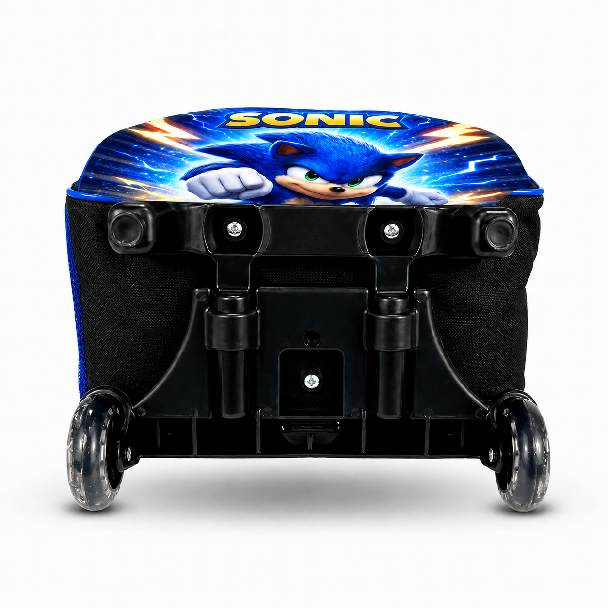 Mochila Sonic Rodinha Infantil Menino Kit 3 Pçs Voltas Aulas - Imagem 8